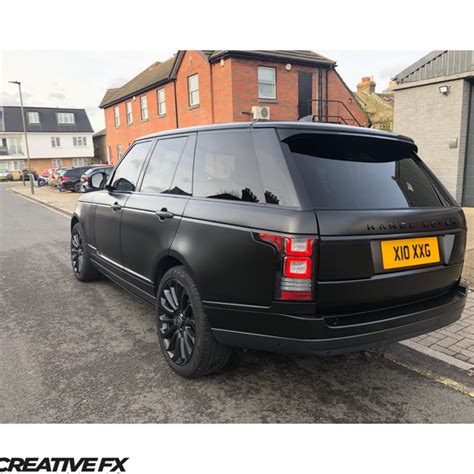 Range Rover Satin Black Full Wrap Creative Fx