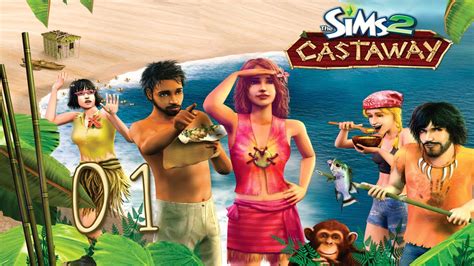 Lets Play Sims 2 Castaway Part 1 Sandy Home Youtube