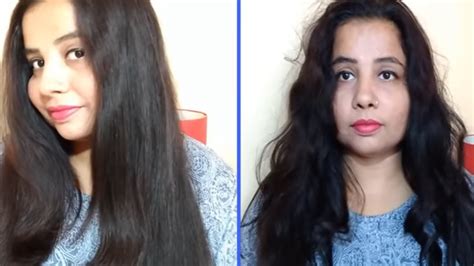 How To Do Hair Straightening At Home Easy And Instant Method Priya Malik Youtube