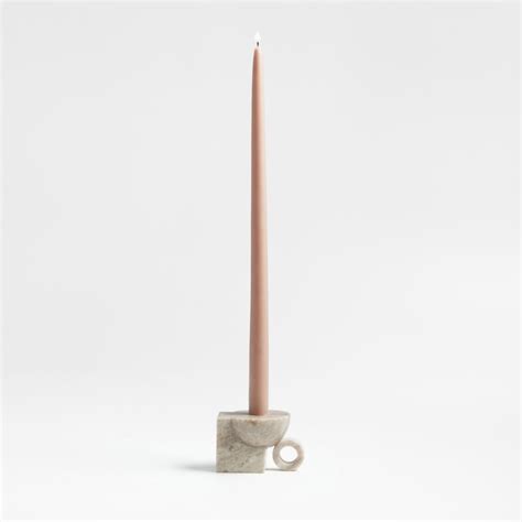 Noyau Beige Marble Taper Candle Holder By Athena Calderone Reviews