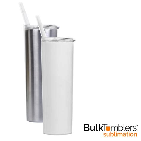 20 Oz Sublimation Straight Up Skinny Stainless Steel Insulated Blank T