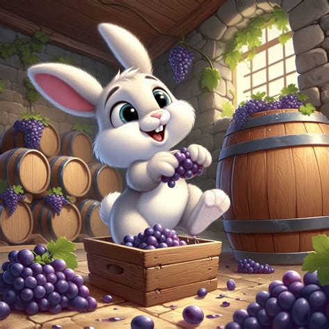 A Rabbit Stomping Grapes By Casdan1492 On Deviantart