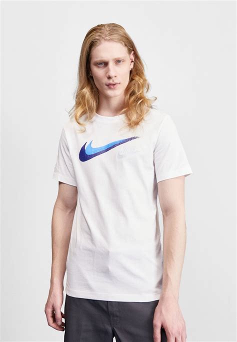 Nike Sportswear Tee Printtipaita White Valkoinen Zalando Fi