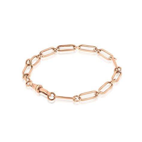 Vintage 9ct Rose Gold Fancy Open Link Bracelet Avanti Jewellers