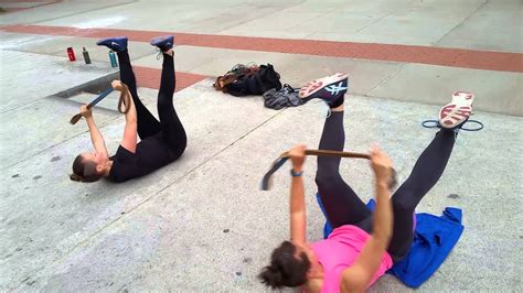 Resistance Band Oblique Crunches YouTube