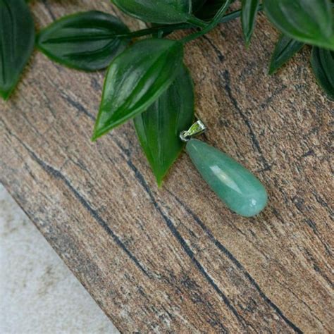 Pendentif Aventurine Verte Conique Zenvol Vente En Gros