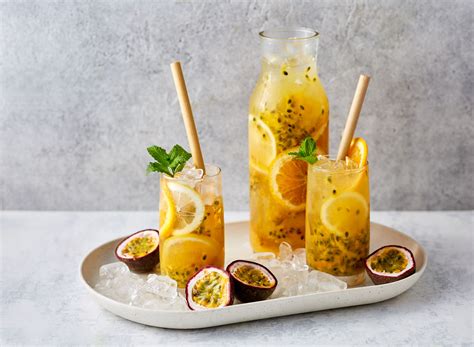 Passionfruit Iced Tea Passionfruit Australia In 2024 Refreshing