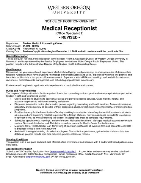 Medical Office Assistant Jobs No Experience Near Me - SNEWMS