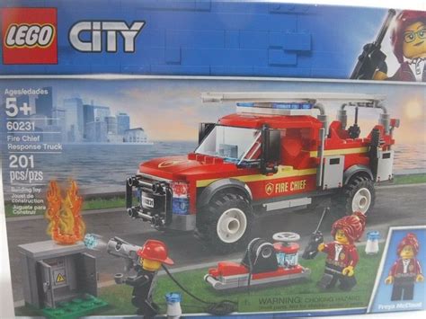 New LEGO City: Fire Chief Response Truck 201 pieces (60231) For Ages 5 ...