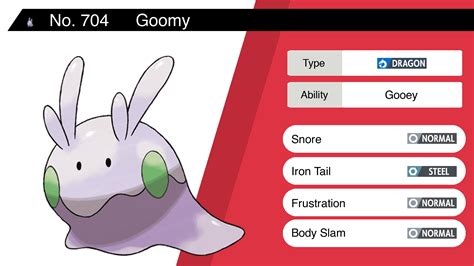 Goomy Evolution Chart