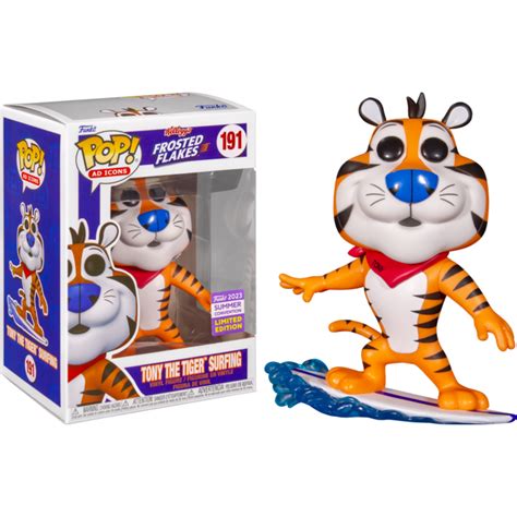 Funko Pop Ad Icons Kellogg S Frosted Flakes Tony The Tiger Surfing