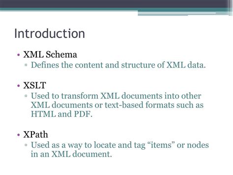 Ppt Xslt Xml Schema And Xpath Powerpoint Presentation Free