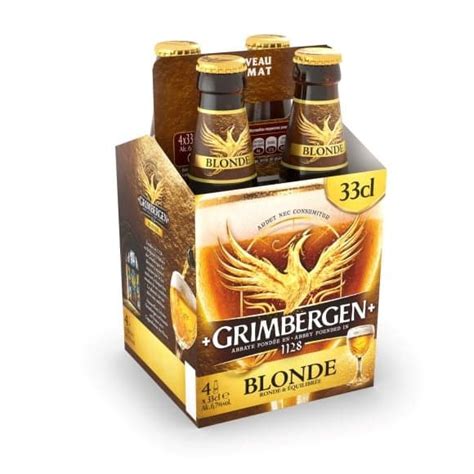 Grimbergen Bière Blonde grimbergen vol Monoprix fr