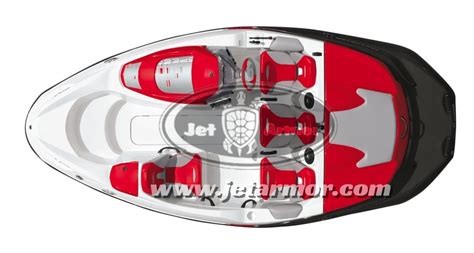 Jetarmor Custom Seat Covers Upholstery For 07 09 Sea Doo Speedster 150 2007 2009 Redgray Model