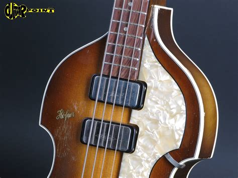 H Fner Hofner Caver Beatles Bass Sunburst Bass For