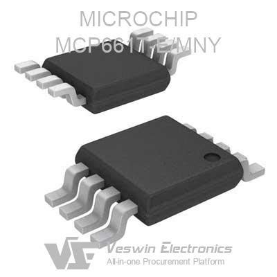 MCP661T E MNY MICROCHIP Universal Op Veswin Electronics