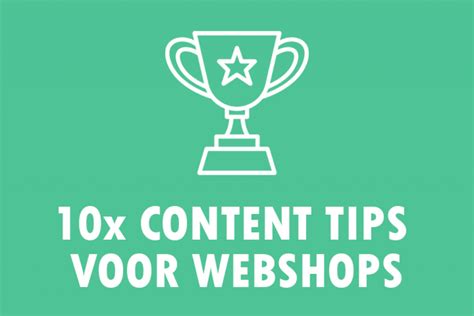 Tekst En Content Voor Webshops 10 Tips En Voorbeelden