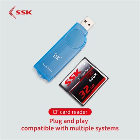 Ssk Universal High Speed Usb2 0 Cf Card Reader Compact Flash Card