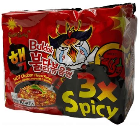Samyang Ramen Buldak X Spicy Hot Chicken Ramen Extra Spicy Korean Instant Noodles G