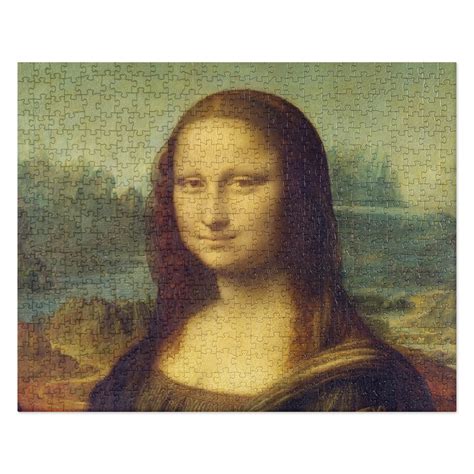 Mona Lisa Jigsaw Puzzle Etsy