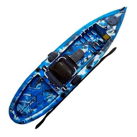 CAIAQUE DE PESCA ROBALO PRO CAIAKER AZUL CAMUFLADO