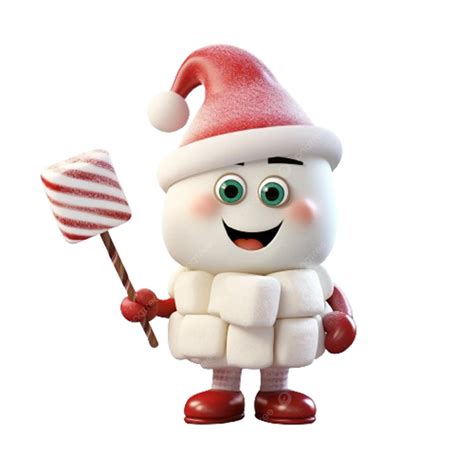 Personaje De Malvavisco Con Navidad Png Dibujos Transparente Tema