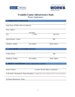 Fillable Online Franklincountyohio Save The Application To Your