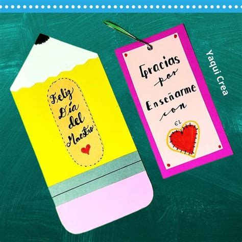 4 Modelos de tarjetas día del maestro para obsequiar Tarjetas para el