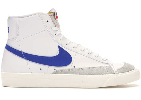 nike blazer mid  vintage racer blue bq