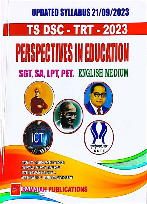 TS DSC TRT 2023 Perspectives In Education English Medium Oct 2023Ed