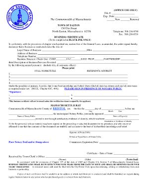 Fillable Online PDF Form Town Of Easton Fax Email Print PdfFiller