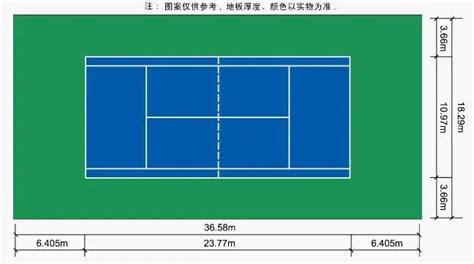 网球场的标准尺寸and如何划线？ 知乎