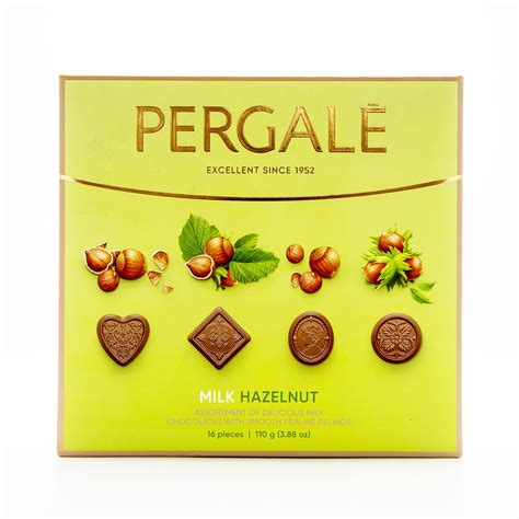 Pergale Assorted chocolates Hazelnut with milk chocolate. - European ...