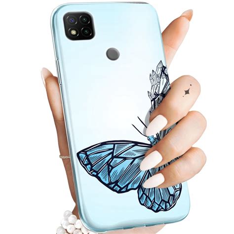 Etui Do Xiaomi Redmi C Wzory Motyle Butterfly Barwne Obudowa Pokrowiec