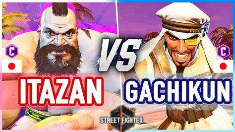 Sf6 🔥 Itazan Zangief Vs Gachikun Rashid 🔥 Street Fighter 6 Youtube