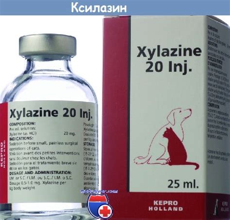 Отравление ксилазином и его лечение