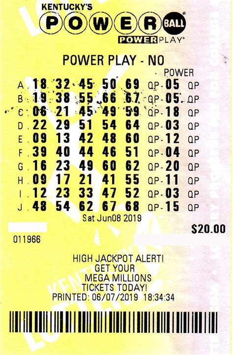 Past Winning Powerball Numbers