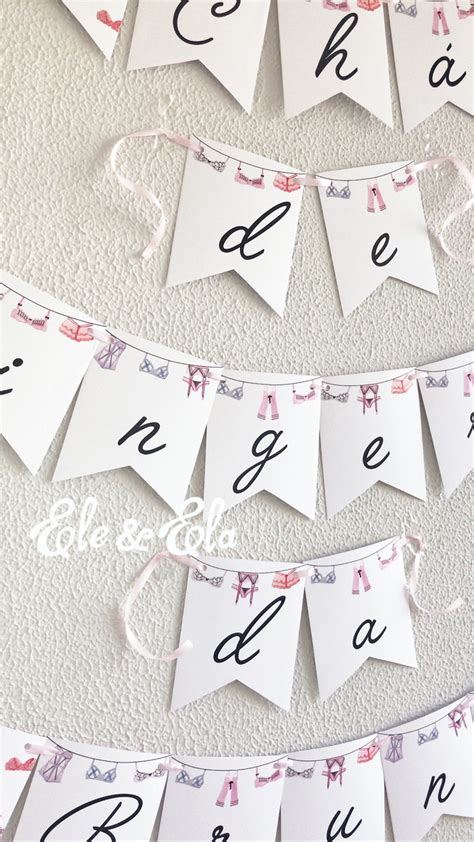 Bandeirola Ch De Lingerie Elo Produtos Especiais