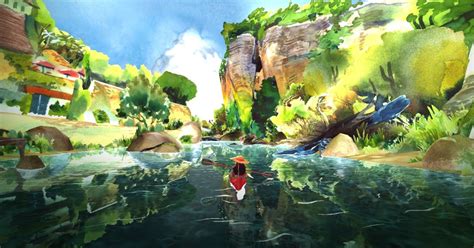 Dordogne is a beautiful watercolor adventure about lost memories ...