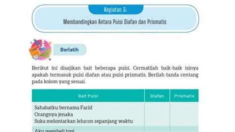 Jawaban Soal Bahasa Indonesia Kelas Semester Halaman Kurikulum