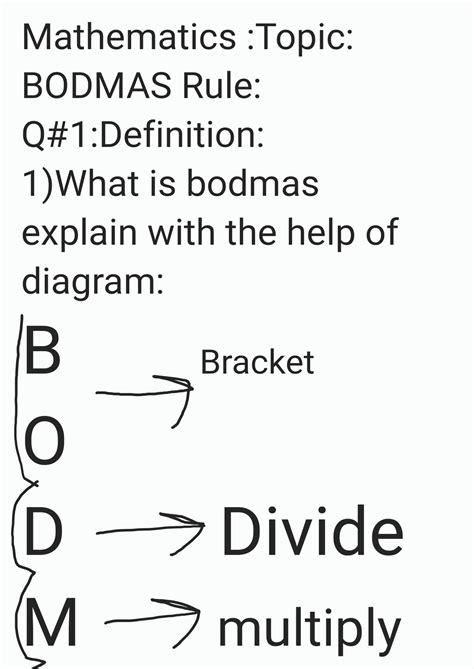 SOLUTION Bodmas Rule For Class 4 And 5 Studypool