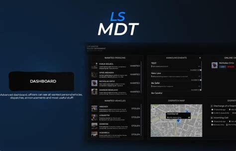 Police Mdt System V15 [mobile Data Terminal][standalone] Fivem Store