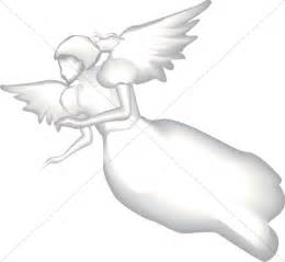 Angel in Flight Clipart | Angel Clipart