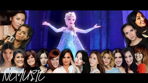 Frozen Let It Go Pop End Credit 13 Language Hd Youtube