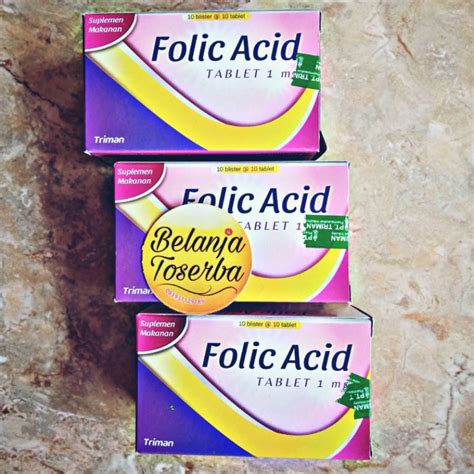 Jual Box Tablet Asam Folat Folic Acid Mcg Vitamin Promil