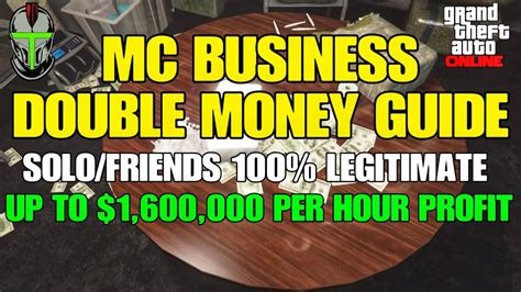 Gta Online Mc Business Double Money Guide Youtube