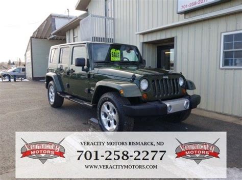 2008 Jeep Wrangler Unlimited Sahara For Sale In Bismarck North Dakota