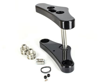 Degree Raked Wide Glide Triple Tree Kit Black Fits Breakout