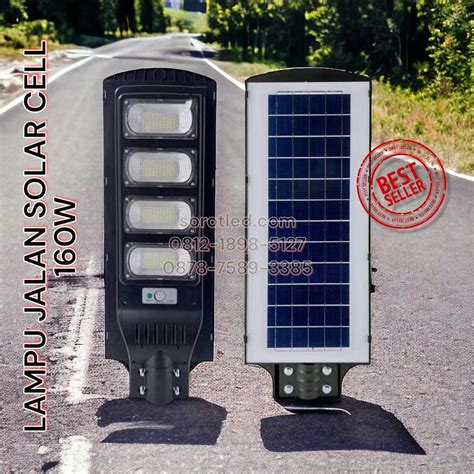 Lampu Jalan SOLAR 160W LED Harga Terbaru Cahaya Glodok