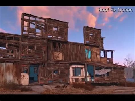 Fallout 4 How To Fix The Roofs In Sanctuary Another Option XBox No